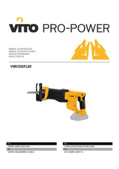 VITO PRO-POWER VIBCSSSFL20 Manual De Instrucciones