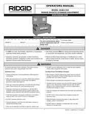 RIDGID 2048-2-OS Manual Del Operador