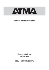 ATMA HG7010N Manual De Instrucciones