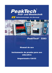 PeakTech 3203 Manual De Uso