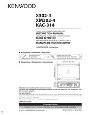 Kenwood X302-4 Manual De Instrucciones