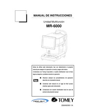 TOMEY MR-6000 Manual De Instrucciones