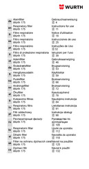 Würth 175 Instrucciones De Uso