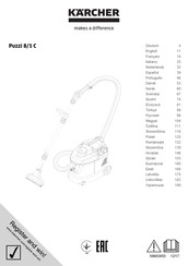 Kärcher Puzzi 8/1 C Manual De Instrucciones