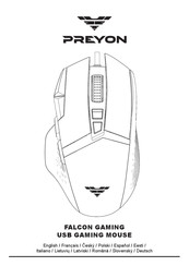 PREYON FALCON GAMING Manual De Usuario