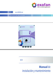 Exafan ECV Serie Instrucciones Para La Instalación