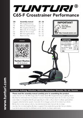 Tunturi C65 F Crosstrainer Manual De Montaje