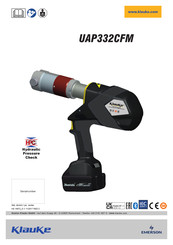 Klauke UAP332CFM Manual De Instrucciones