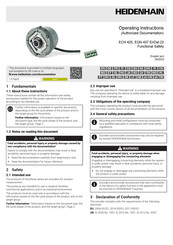 HEIDENHAIN EQN 437 EnDat 22 Manual De Instrucciones