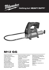 Milwaukee M12 GG Manual Original