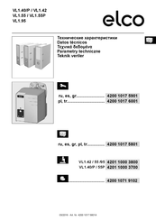 elco VL1.55P Datos Técnicos