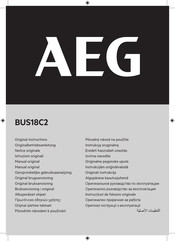 AEG BUS18C2 Manual Original