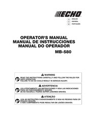 Echo MB-580 Manual De Instrucciones