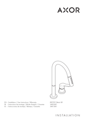 Axor Citterio M 34813 Serie Instrucciones De Montaje / Manejo / Garantía