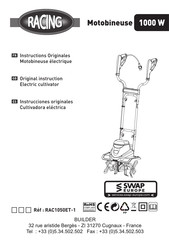 Racing RAC1050ET-1 Instrucciones Originales