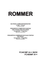 ROMMER FC460MF A++ Manual De Instrucciones