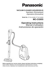 Panasonic MC-CG955 Instrucciones De Operación