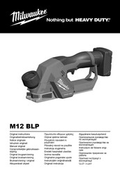 Milwaukee M12 BLP Manual Original