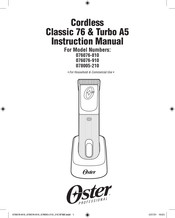 Oster Turbo A5 Manual De Instrucciones