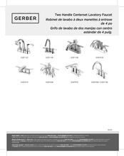 Gerber D301158 Manual De Instrucciones