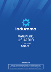 Indurama CASSATT Manual Del Usuario