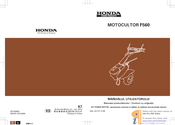 Honda TILLER F560 Manual De Usuario