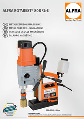 ALFRA ROTABEST 80B RL-E Manual De Instrucciones