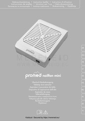 ProMed nailfan mini Instrucciones De Empleo