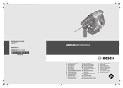 Bosch GBH 180-LI Professional Manual Original