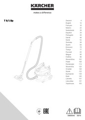 Kärcher T 9/1 Bp Manual De Instrucciones