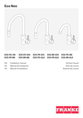 Franke Eos Neo EOS-PR-GLD Manual De Instalación