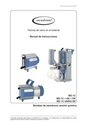 vacuubrand MD 1C Manual De Instrucciones