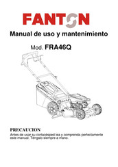 Fanton FRA46Q Manual De Uso Y Mantenimiento