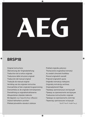 AEG BRSP18 Traducción Del Manual Original