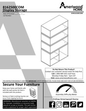 Ameriwood HOME 8162500COM Instrucciones De Montaje