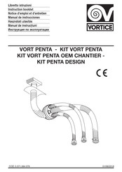 Vortice KIT PENTA DESIGN Manual De Instrucciones