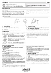 Hotpoint Ariston F360CDN Guía Rápida