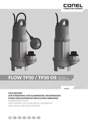 Conel FLOW TP30 Instrucciones De Instalación Y  Operación