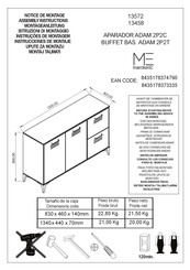 MARCKERIC ADAM 13458 Instrucciones De Montaje