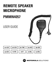 Motorola Solutions PMMN4057 Manual De Instrucciones