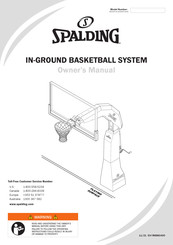 SPALDING IN-GROUND BASKETBALL SYSTEM Manual Del Usuario