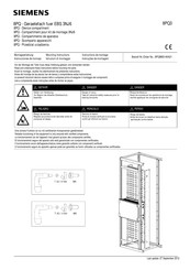 Siemens EBS SENTRON 8PQ Instrucciones De Montaje
