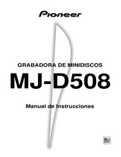 Pioneer MJ-D508 Manual De Instrucciones