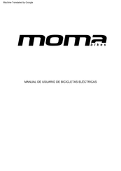 Moma EMTB27,5/29 Manual De Usuario