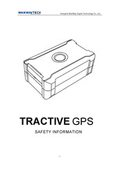 WANWAY TECH TRACTIVE Manual De Instrucciones