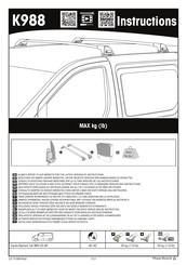 Yakima K988 Manual De Instrucciones