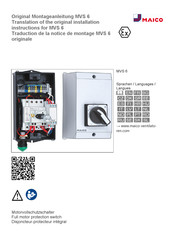 Maico MVS 6 Instrucciones De Montaje