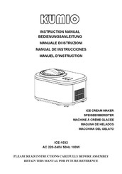 Kumio ICE-1032 Manual De Instrucciones