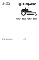 Husqvarna Xcite Z350 Manual De Usuario
