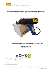 TE Connectivity Mini-Ray Manual De Instrucciones Y Mantenimiento